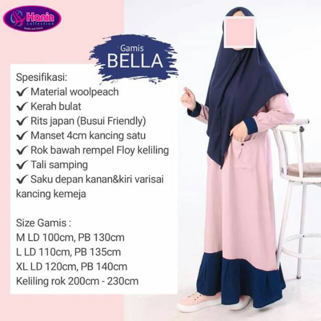 Gamis Bella ORI by Hanin
