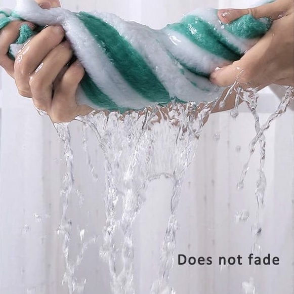 Handuk mandi dewasa 70x140 Handuk Microfiber Salur Kecil Serap air Lembut Import