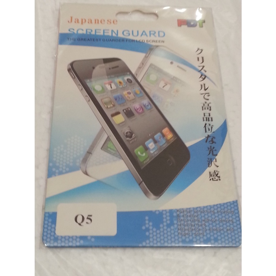 Anti Gores Blackberry BB Q5 Antigores Pelindung Layar Gadget Bahan Plastik Screen Protector Handphone Screen Guard HP Plastik