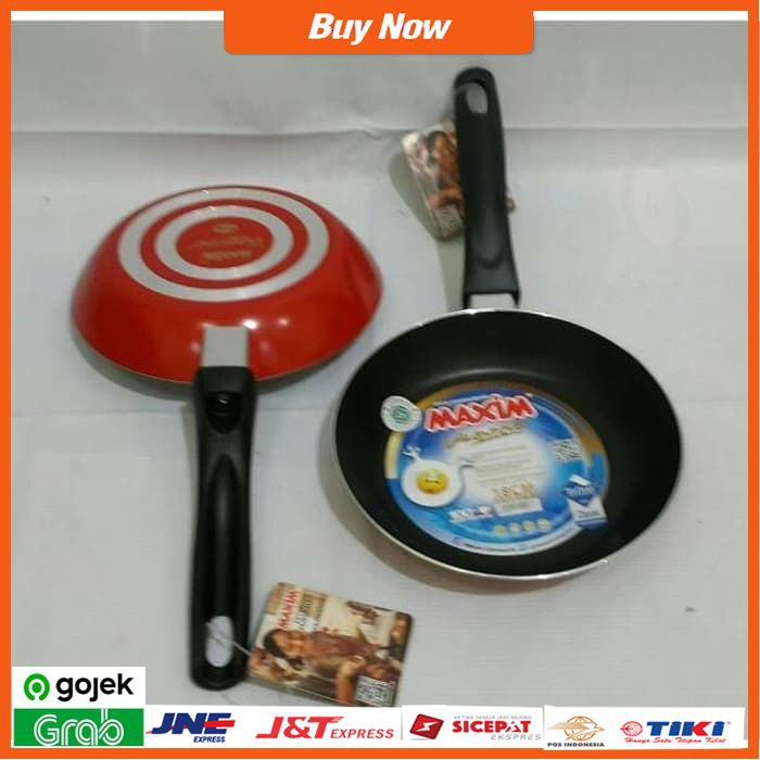TEFLON 18 ANTI LENGKET ORIGINAL Maxim valentino fry pan teflon 18cm/ wajan teflon maxim Termurah