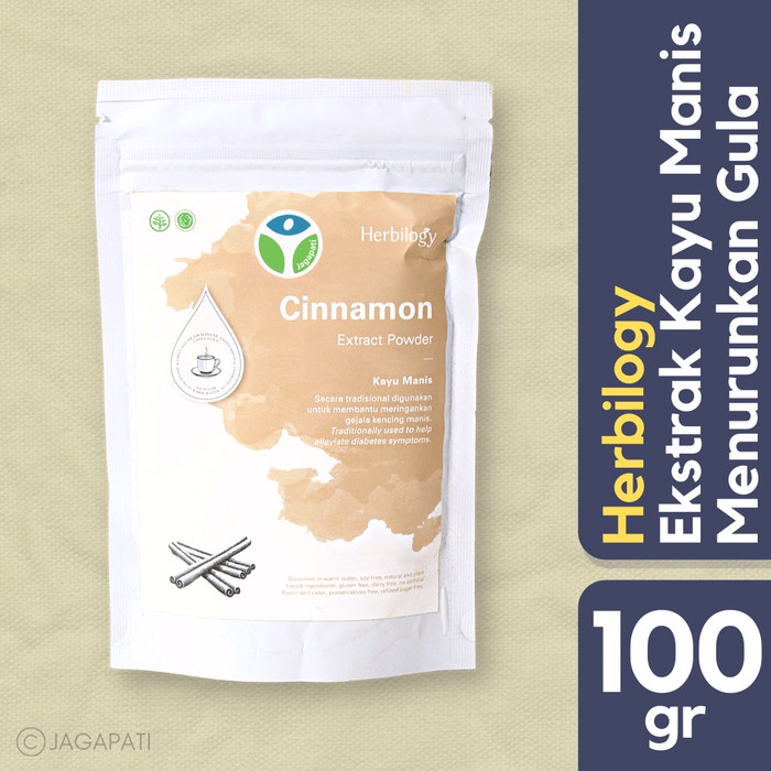

Herbilogy - Cinnamon Extract Powder 100gr - Ekstrak Kayu Manis (BERKUALITAS)