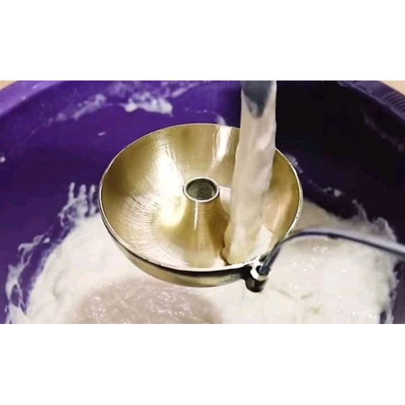 cetakan donat cair kuningan