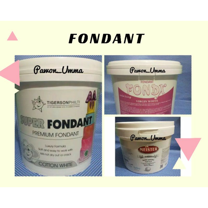 

Fondant White 250gr