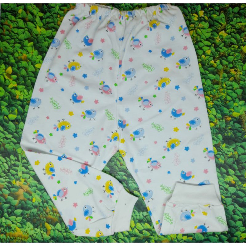 Celana Panjang Bayi Motif/Putih Polos no.20-24