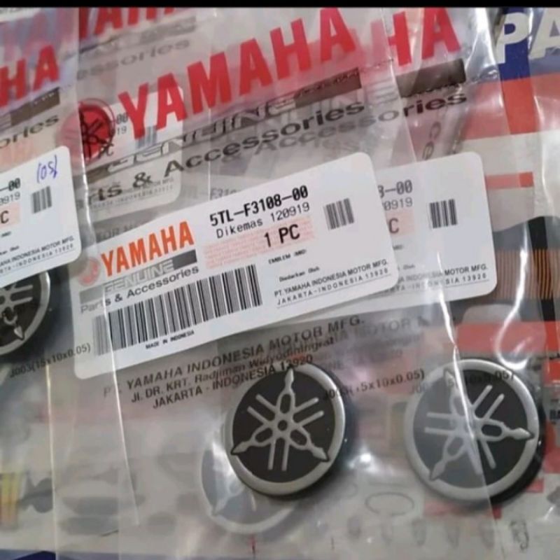 EMBLEM TAMENG MIO YAMAHA ORIGINAL YGP