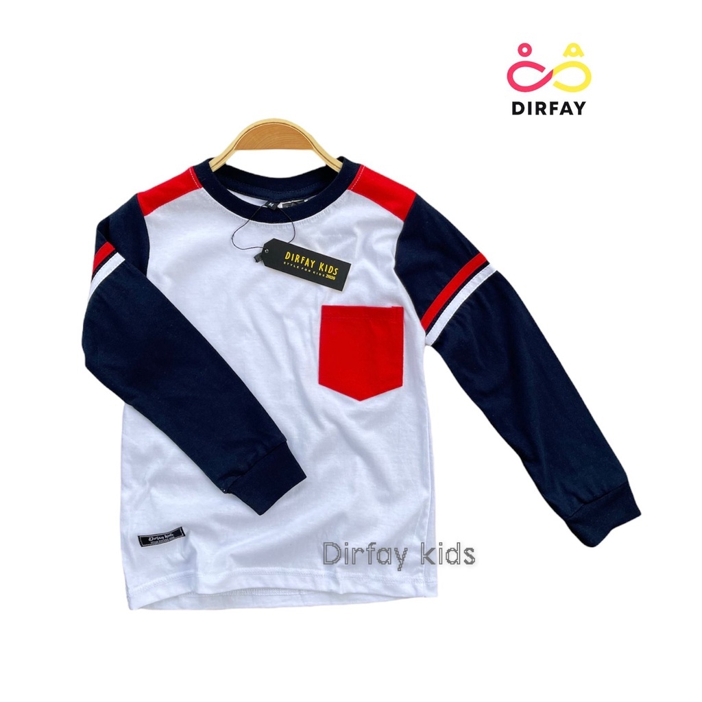 Baju Kaos Anak Laki Laki Lengan Panjang Umur 1-12 Tahun