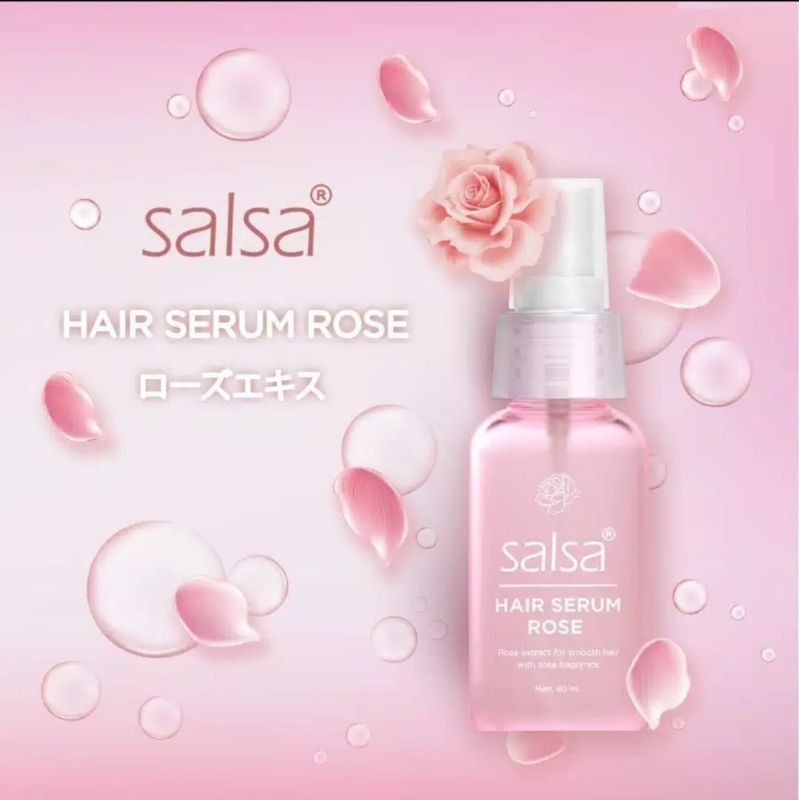 SALSA HAIR SERUM PERFUME SPRAY RAMBUT WITH ROSE EXTRACT ORIGINAL BPOM