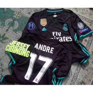 Jersey Real Madrid Away Full Patch Ucl Plus Nama Terlaris