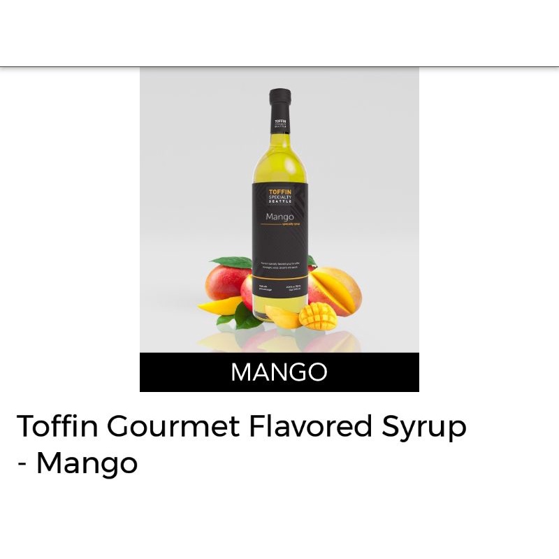 

Toffin Mango Syrup 750ml || Mango Sirup Minuman Cafe 750ml