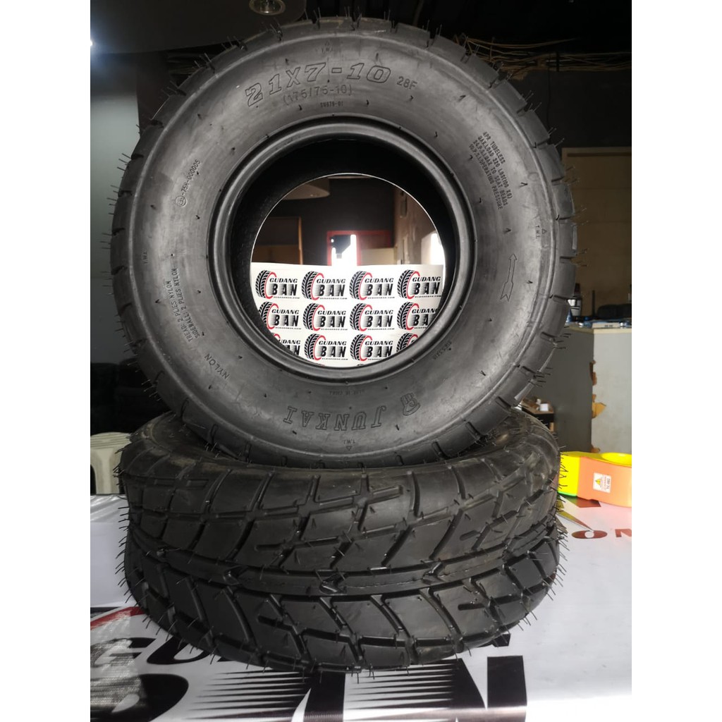 Ban ATV Ring 10 TAPAK ASPAL ukuran 21x7-10 Tubelees