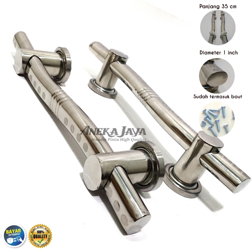 Handle Pintu rumah 35 cm / Tarikan Pintu / Pegangan Pintu rumah minimalis stainlees steel