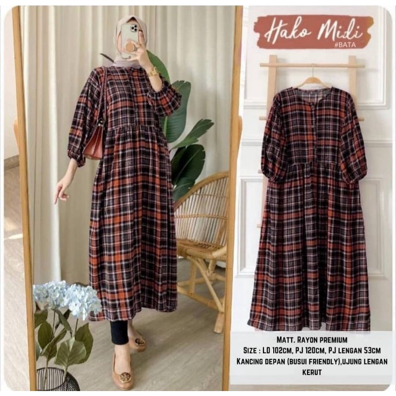HAKO MIDI / MIDI DRESS / SILWI MIDI / MIDI DRESS RAYON / MIDI DRESS TERLARIS / SOJIN MIDI / MIDI DRE
