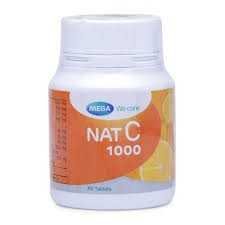 Nat C 1000 vitamin C 1000mg (kemasan botol isi 30 tablet)