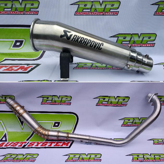 SALE Knalpot Racing Akrapovic Meghapon Fullsystem Yamaha Byson, Scorpio PROMO