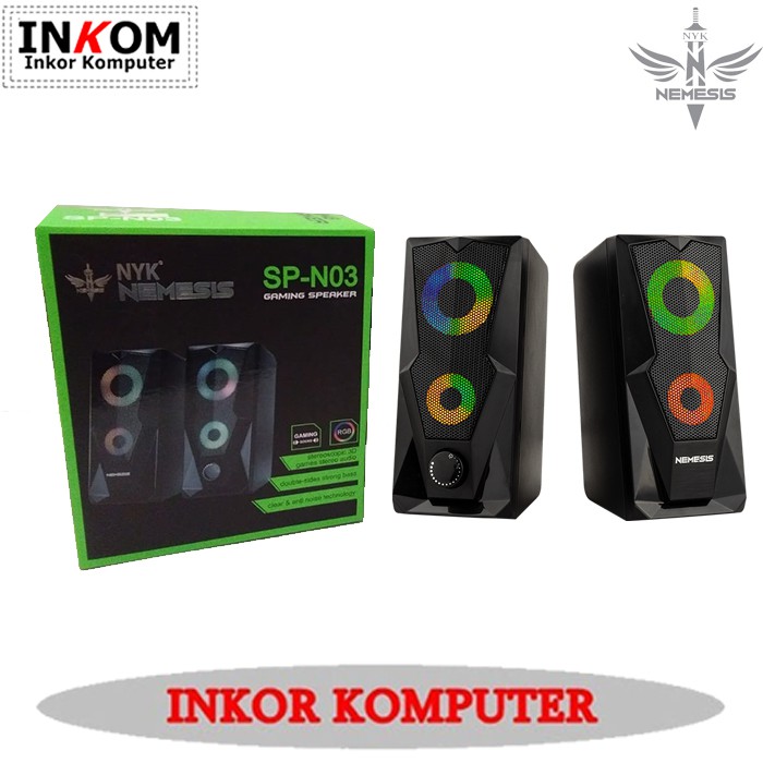 Speaker Gaming NYK SP-N03 USB 3.5 With 3D Sound