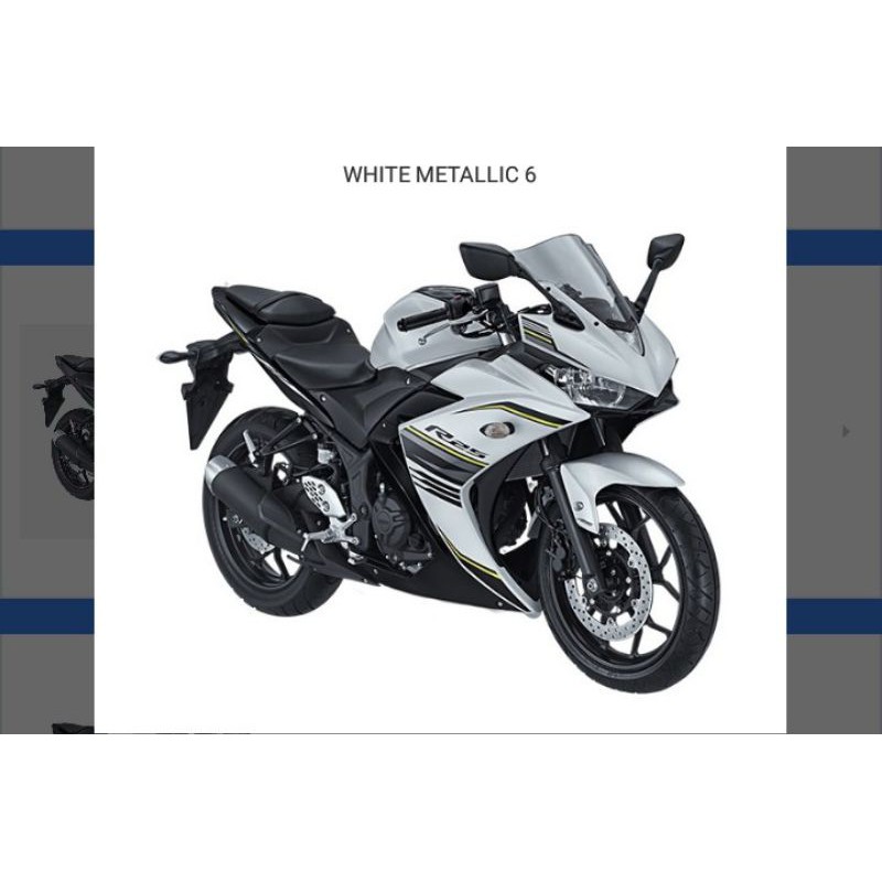 TAMENG DEPAN YAMAHA R25 PUTIH 1WD-XF83F-30-P3 ORI YGP