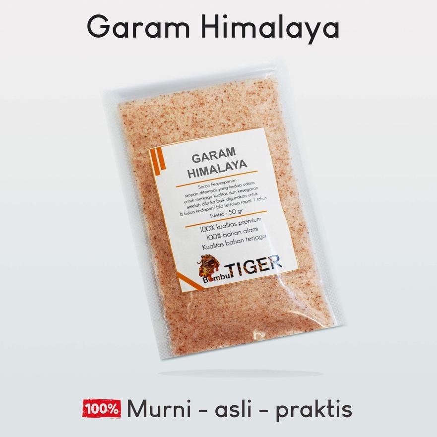GARAM HIMALAYA - Pink Salt Himalayan / Murni Tinggi Mineral  - BUMBUTIGER