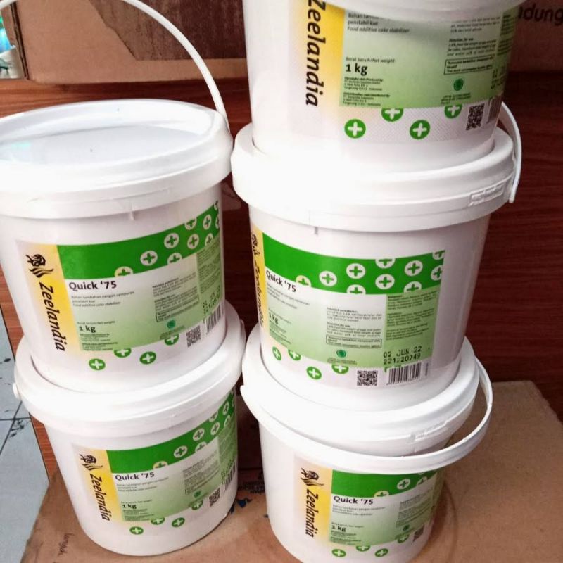 

1pail Quick 75 bahan tambahan pangan campuran penstabil kue food additive cake stabilizer