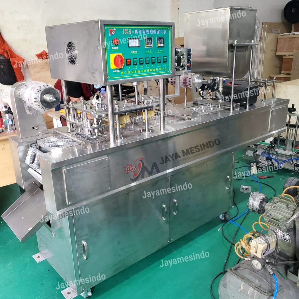 Mesin Filling Cup 2 LINE TONGDA Pengisi Cairan Gelas - Full Otomatis