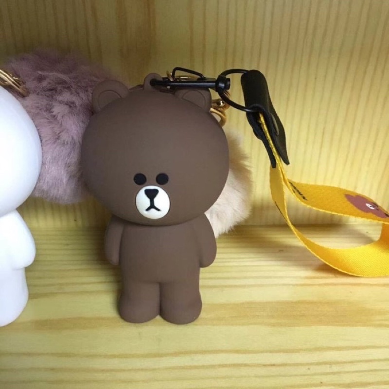 Gantungan Kunci Dompet Silikon bear kelinci key chain keychain