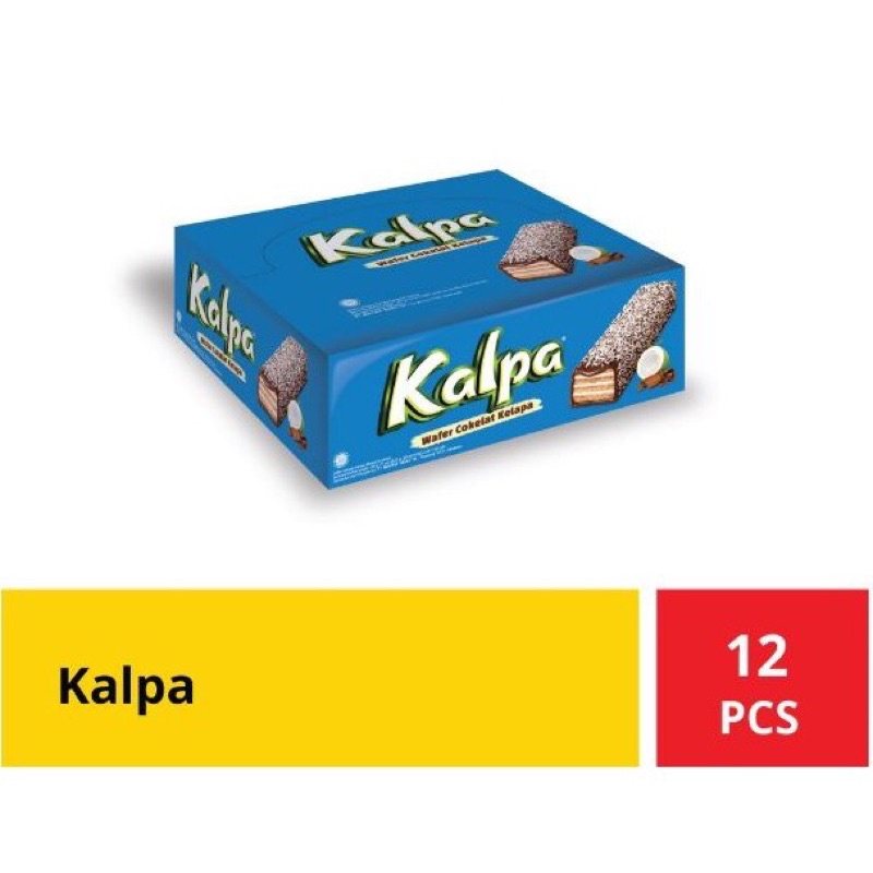 

KALPA WAFER COKLAT KELAPA// 28gr x 1pcs// isi 12 1box