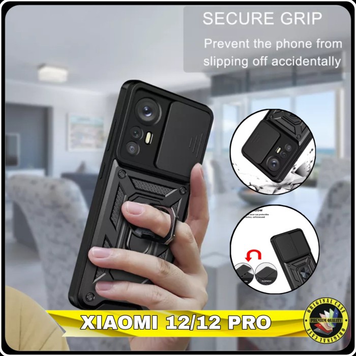 Casing Xiaomi 12 Pro Hardcase Xiomi 12 Hardcase Slide Camera Cover