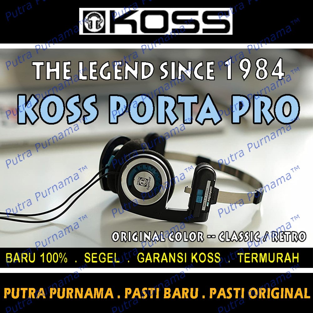 Koss Portapro Classic / Porta Pro Classic Original Baru termurah 