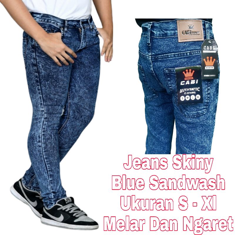 Celana Jeans Black sandWash / Blue sandWash / Jeans Black Sandwash / Jeans Blue Sandwash Pria / Celana Jeans Pria