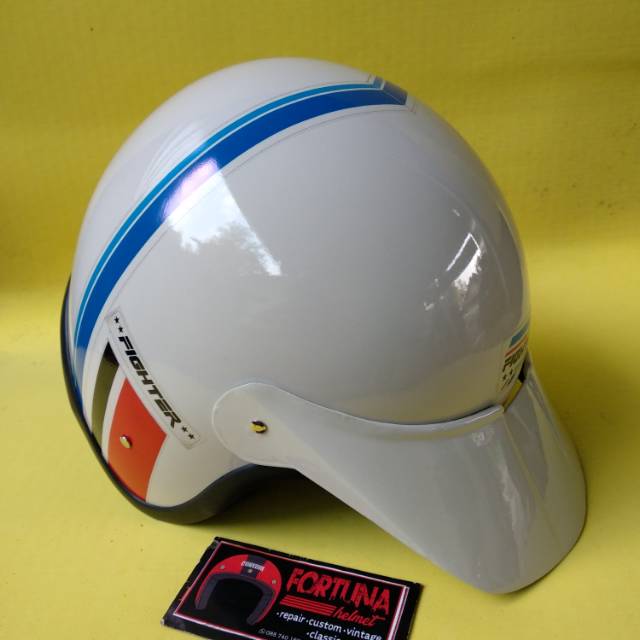 Helm Fighter helm jadul helm klasik helm murah helm costom helm motor klasik helm motor tua helm
