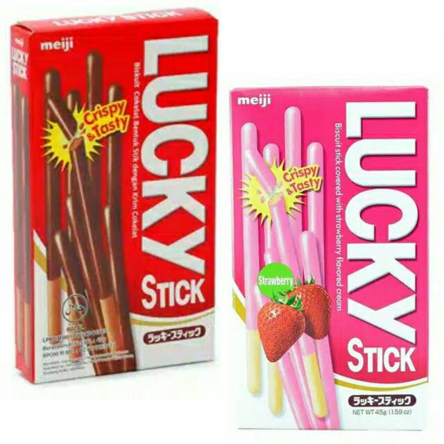 

Lucky Stick 45gr - Bickuit Chocolate/ Strawberry