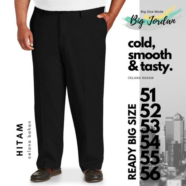 Celana Kantor Big Size / Celana Kain Pria Big Size / Celana Formal Big Size