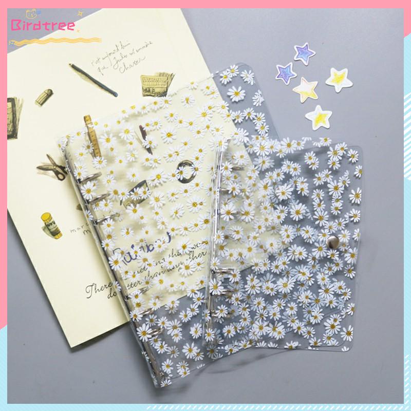 

[Readystock❤️COD]Daisy Soft Shell PVC Buku Akun Tangan Transparan Binder A5/A6 Notebook- BS