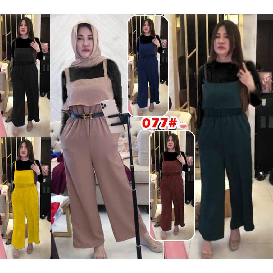 077#Jumpsuit SET/Baju wanita/FASHION WANITA/FASHION MUSLIM