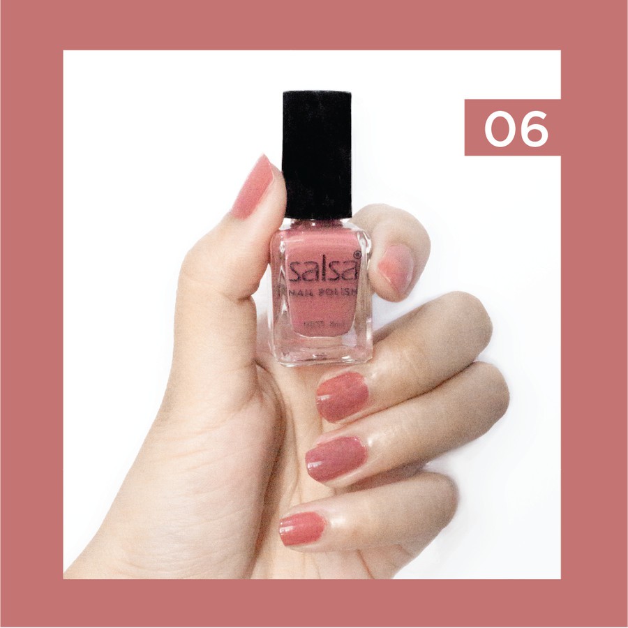 ^ KYRA ^ ECER per 1 Pcs - Kutek Salsa  - Cat Kuku Salsa Nude Series Nail Polish - 8ml