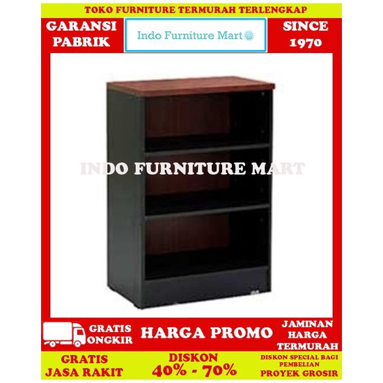 Rak Buku Lemari Buku Minimalis Expo Pendek Expo Mtb 3091 90Cm