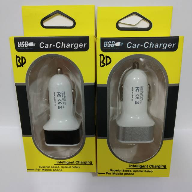 Adaptor Car charger Adapter Charger Mobil Kepala Casan Mobil 2USB