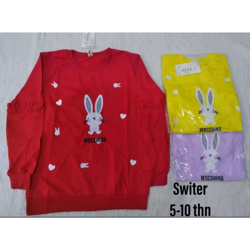 SWEATER ANAK PEREMPUAN USIA 2-11 TAHUN / SWEATER ANAK IMPORT