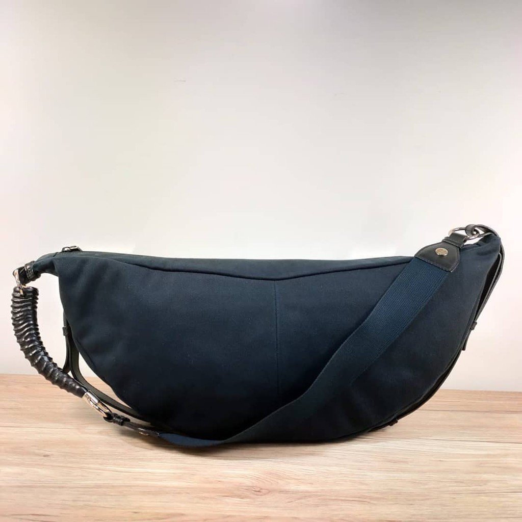 Tas Selempang YSL Navy Blue Waist Bag