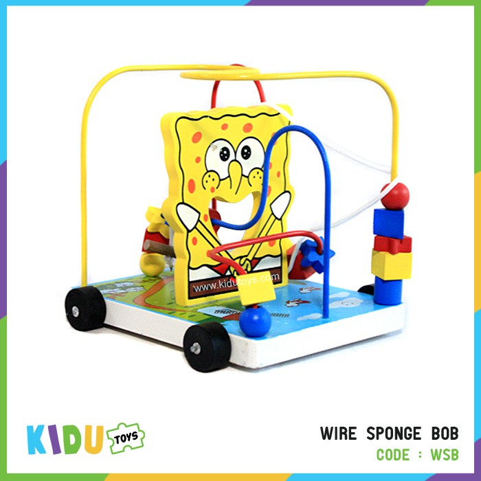 Mainan Anak Edukasi Motorik Kayu Edukatif / Mainan Wire Alur / Mainan Wire Anak Games Kidu Toys