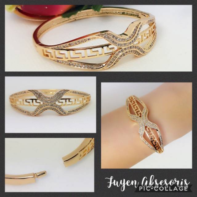 Gelang Bangle Perhiasan Emas Imitasi Xuping