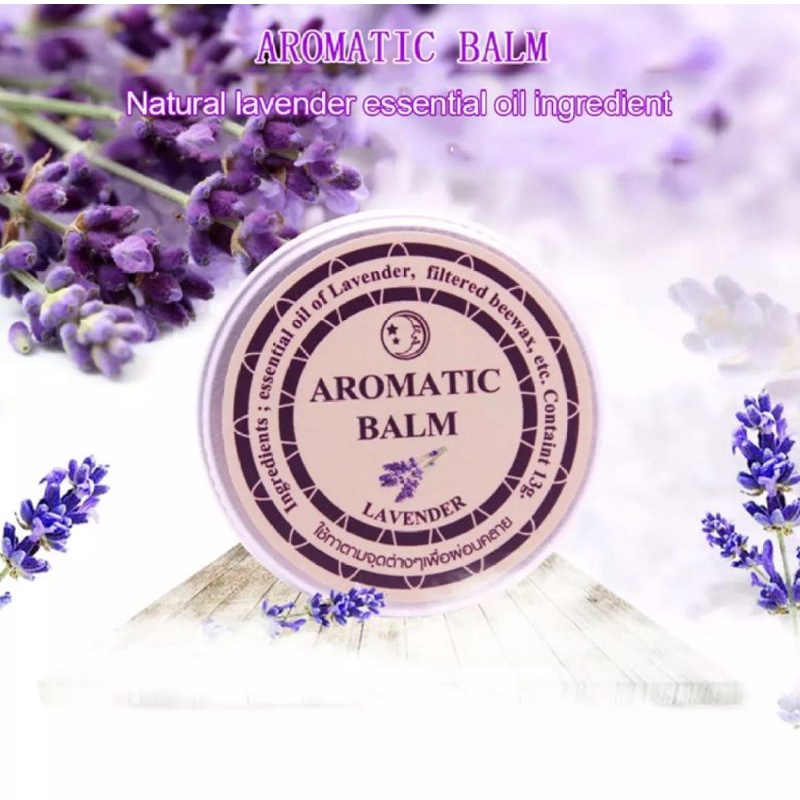 AROMATIC BALM LAVENDER MENINGKATKAN TIDUR MENENANGKAN SUASANA HATI LAVENDER AROMATIK LAVENDER