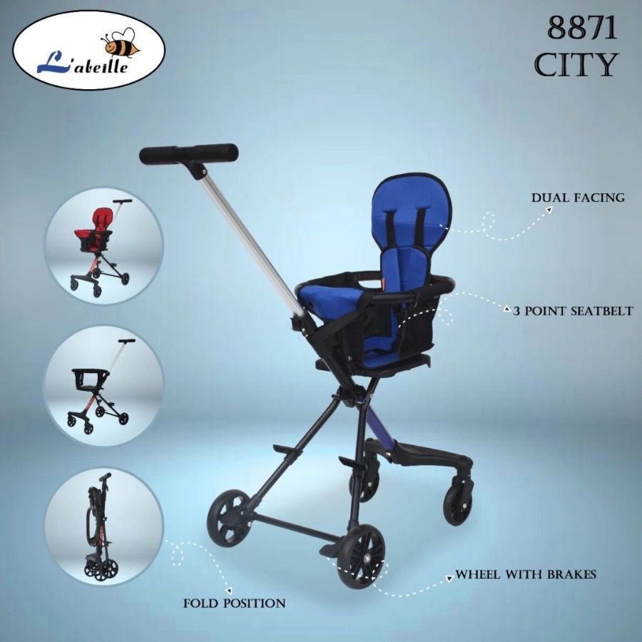 Kursi Stroller Traveller Family Chair Stroller FS-TRV / Labeille City 8871