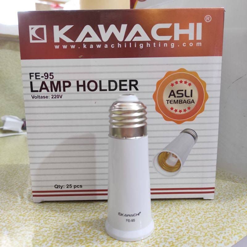 FE 95 SAMBUNGAN PITING/FITTING LAMPU KAWACHI FE-95 PEMANJANG LAMPU