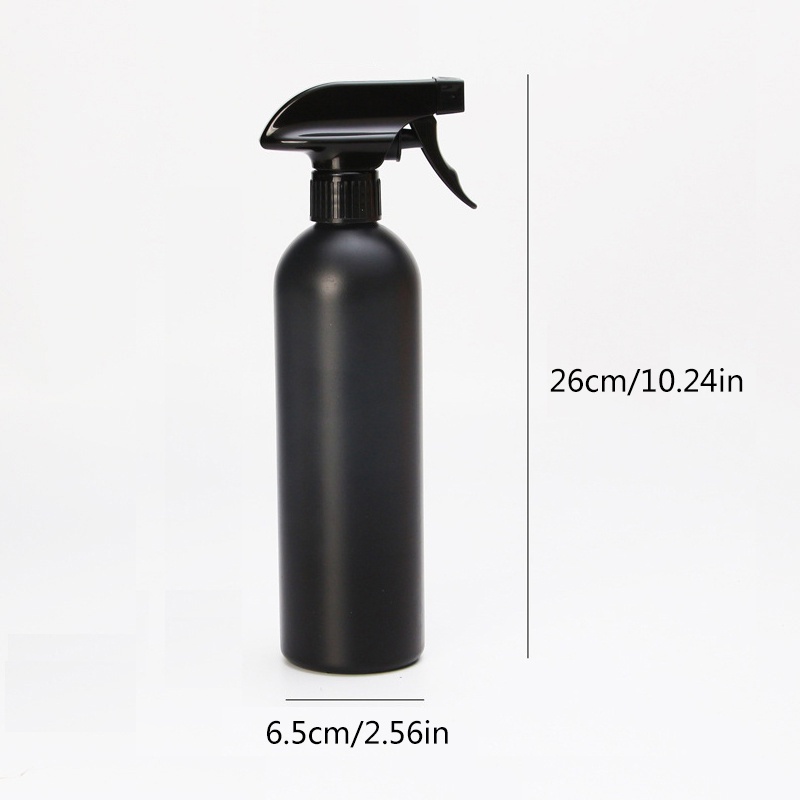 Botol Spray Kosong Multifungsi 500ml Warna Hitam Untuk Alkohol / Disinfektan / Air