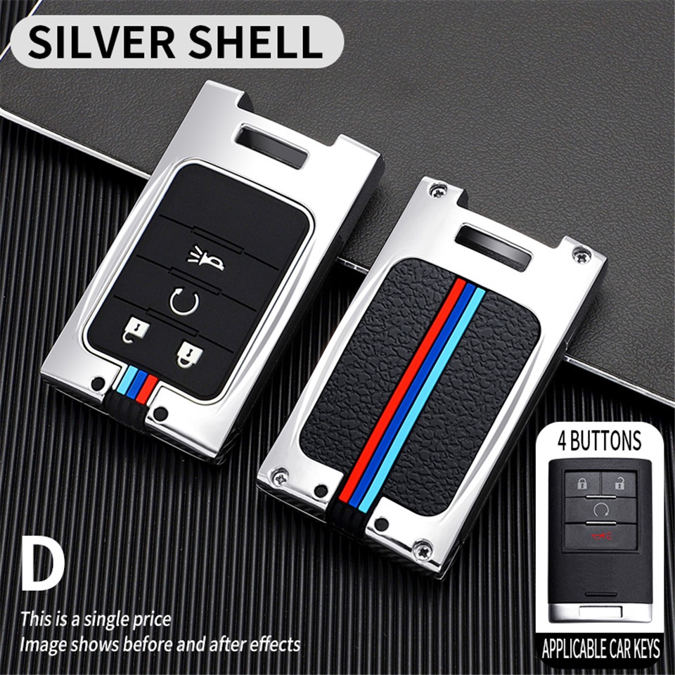 Case Kunci Mobil Bahan Zinc Untuk Chevrolet CTS ATS XTS SLS SRX XLS DTS STS Seville Escalade 3 / 4 / 5Button C7Ville