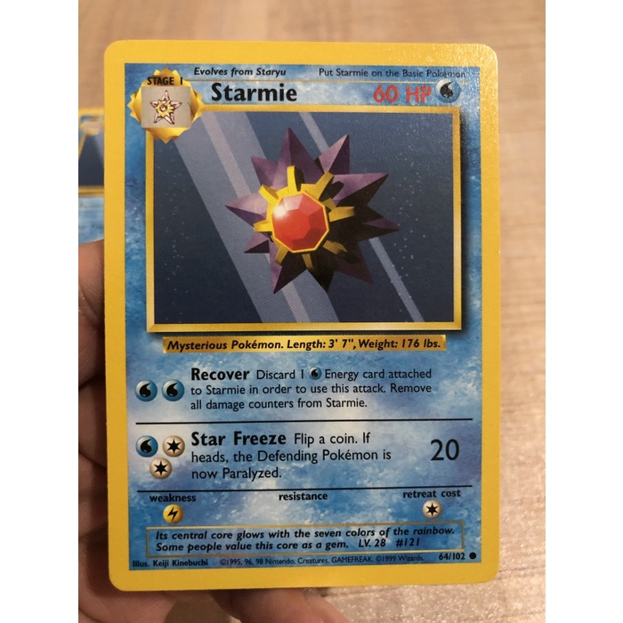 kartu pokemon original starmie