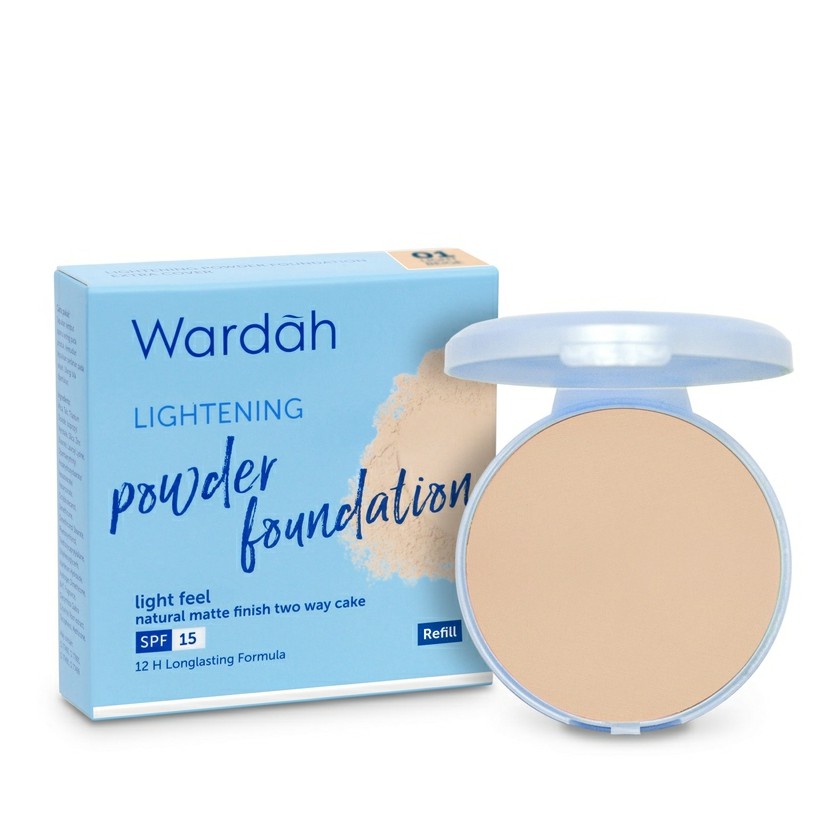 Wardah Lightening Powder Foundation Light Feel REFILL