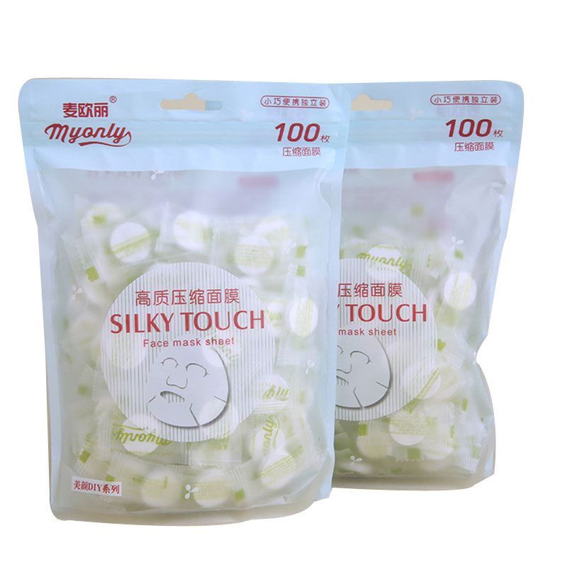 [LARIS/COD] SILKY TOUCH COMPRESSED MASKER / MASKER PERMEN / MASKER TISU SATUAN / COMPRESSED MASK