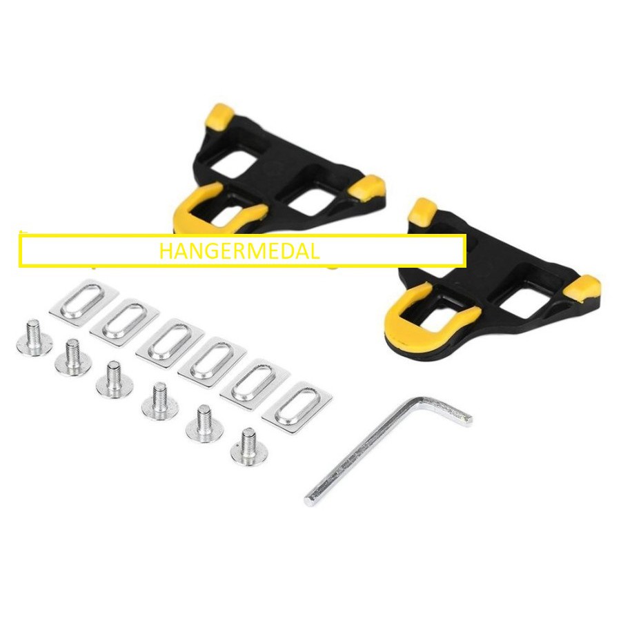 Bicycle Bike Self-locking Pedal TAPAL Set - SPD Road Bike Cleat Set