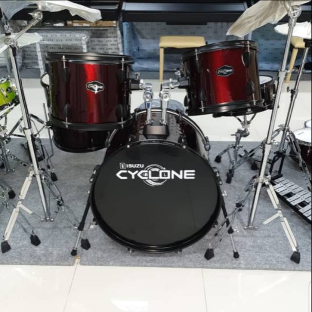 Drum Dewasa Drum Klasik Drum Isuzu Cyclone  + Cymbal